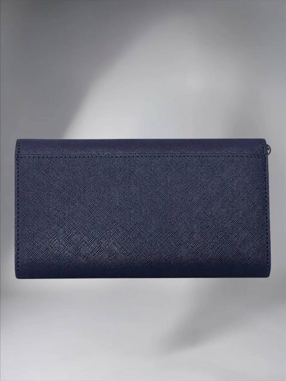 Kate Spade New York Spencer Flap Chain Wallet – Navy Saffiano Leather